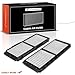 A-Premium 2-PC Cabin Air Filter with Activated Carbon Compatible with Mazda Models - 3 2010 2011 2012 2013