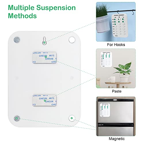 Coolrunner Pet Feeding Reminder Pet Feeding Reminder For Dogs Cats Pet Feed Reminder Magnetic Or Double Sided Adhesive Prevent Overfeeding (A Pattern) #TOP3