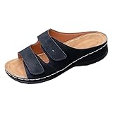 Genérico Sandalias Mujer Comodas Sandalias Deportivas Mujer Juveniles Verano Cangrejeras Para De Plataforma Marrones Sapatos Homem Sandalia Plata Zapatos Elegantes Cruzadas Confort 41 Negras Calzado