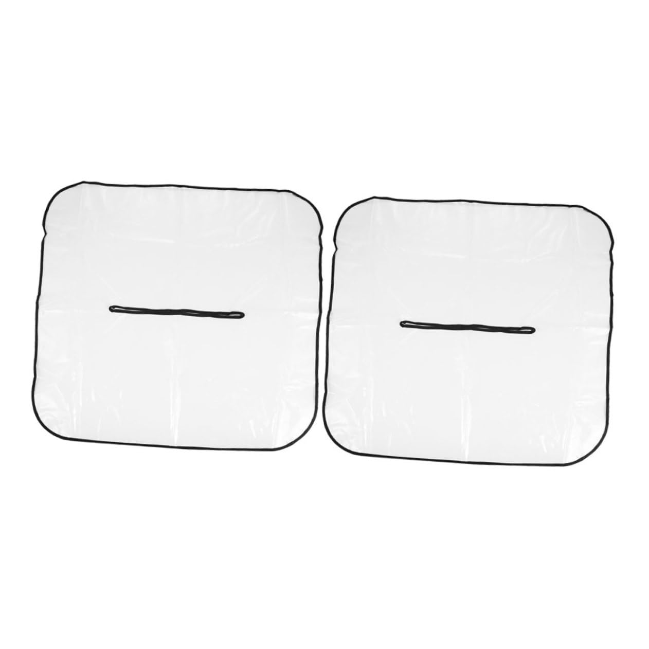 2 Piezas Funda Protectora de Lluvia para Bolso, Transparente Eva, Alta Visibilidad, Bordes Sellados, para Protección al Aire Libre