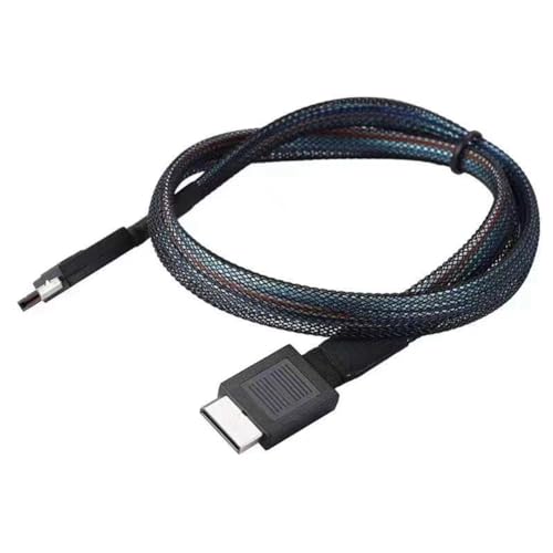 Avrpqiwy 1 s[X Mini Sas T[o[@\֗ȃn[hfBXN P[u}̂悤 ABS Oculink SFF-8611 PCie4.0 AC J[hڑP[u