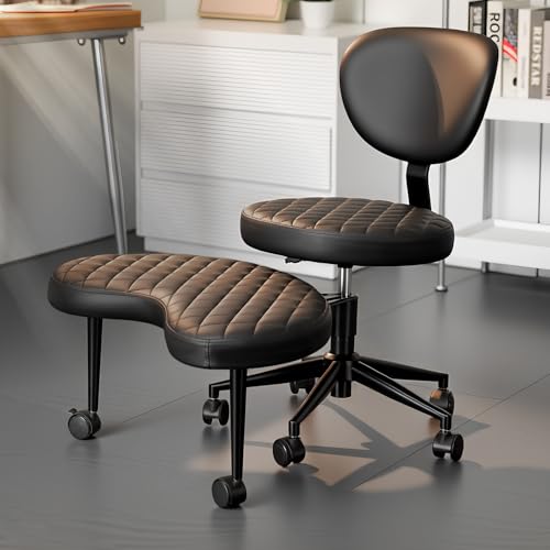 HOMRELEXA Bürostuhl mit Kreuzbeinen, 360° drehbar...