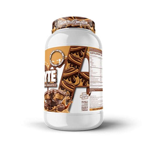 Image of VMI Sports | ProtoLyte Whey Isolate Protein Powder | Low Calorie Whey for Weight Loss and Muscle Gain | Digestive Enzymes | Non-GMO (1.6 lb, Chocolate Peant Butter)