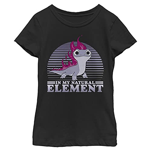 T-shirt Disney La Reine des Neiges 2 en coton uni col rond pour fille