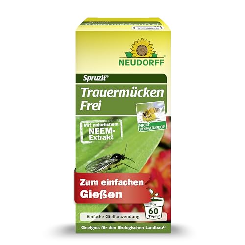Neudorff Spruzit TrauermückenFrei – Gießmittel zur Bekämpfung von Trauermücken mit einem natürlichen Wirkstoff...
