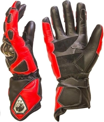 BI ESSE Kit: Tuta Moto Divisibile Viaggio in pelle e tessuto (giacca e pantaloni) con protezioni complete, guanti, Stivali (ROSSO NERO, M)