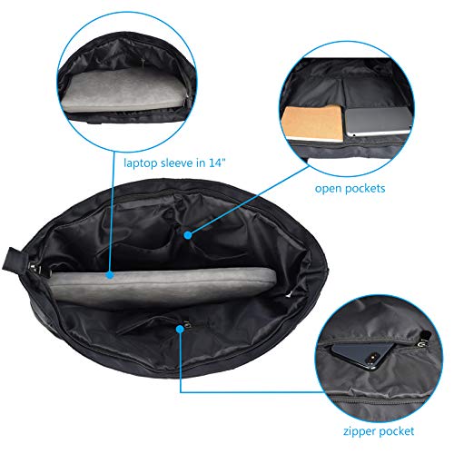 Image of CLOUDMUSIC Shoulder Tote Bag For Nurses Teachers Work Gym Travel Beach Women With Large Capacity Waterproof
