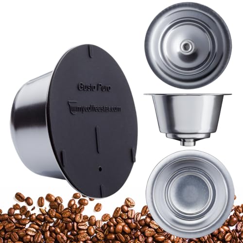 GUSTO PURO: cápsula de café rellenable de acero inoxidable para máquinas Nescafé Dolce Gusto®, excepto LUMIO.
