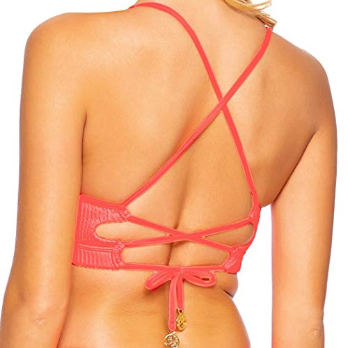 PURA CURIOSIDAD - Top com aro, goiaba, M