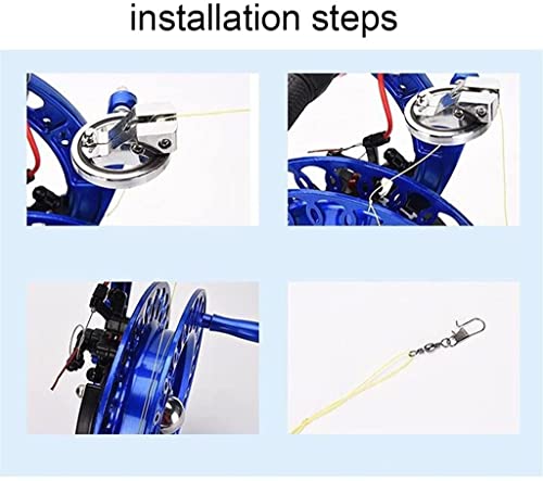 Alloy Kite Spool Reel Anti-Reverse Silent Anti-Winding Cable Take-up Kite Accessories Kite Line Reel Winder for Home Entertainment or Professional Competitions - Image 7