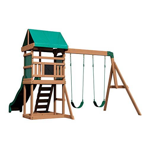 Backyard Discovery 2001046 Buckley Hill Wooden Swing Set thumb #1