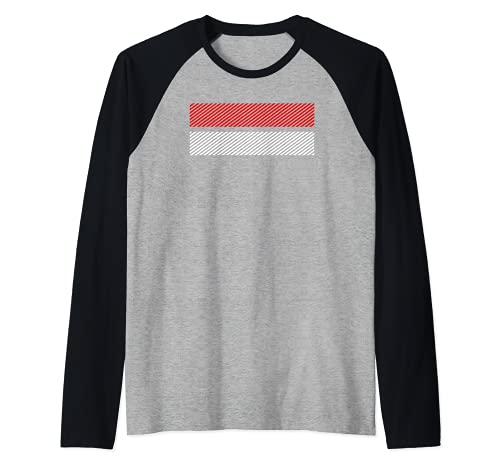 Trendy Germany Cycling 77 Raglan Baseball Tee, Black