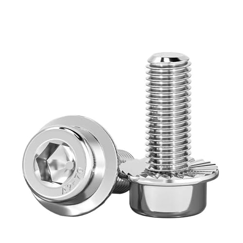 Vis à tête creuse hexagonale anti desserrage M5x18mm pour assemblage sûr - 2