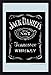Produktbild empireposter Jack Daniels Whiskey Logo 3 - Bedruckter Spiegel mit Kunststoff Rahmen in Holzoptik, Kult-Spiegel - Grösse 20x30 cm