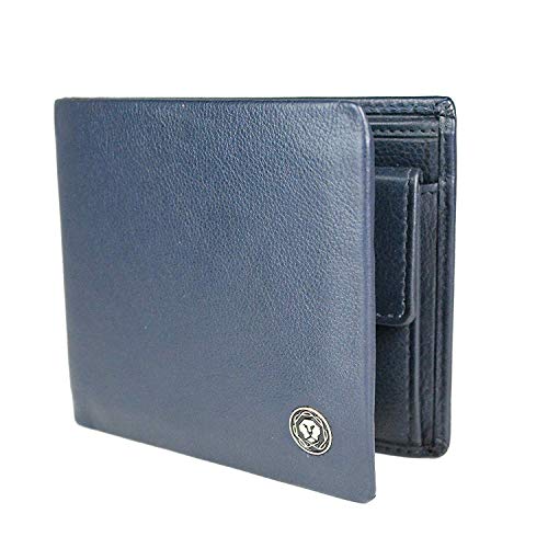 Image of Cross Navy Men's Wallet Stylish Genuine Leather Wallets for Men Gents Purse with Money Coin and Card Holder Compartment (AC298072)