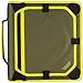 Five Star Zipper Binder, 2 Inch 3-Ring Binder with Round Rings, Expansion Panel and 5-Tab Expanding File, 580 Sheet Capacity, Olive/Citrus (290520C)