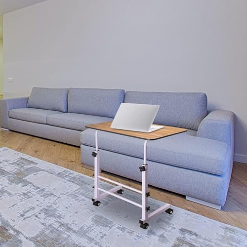 Image of Multi-Purpose Sofa Side Height-Adjustable Laptop Table with Docking for Tablet, Study Table, Portable, Ideal for Work from Home, DIY Table, Easy to Assemble