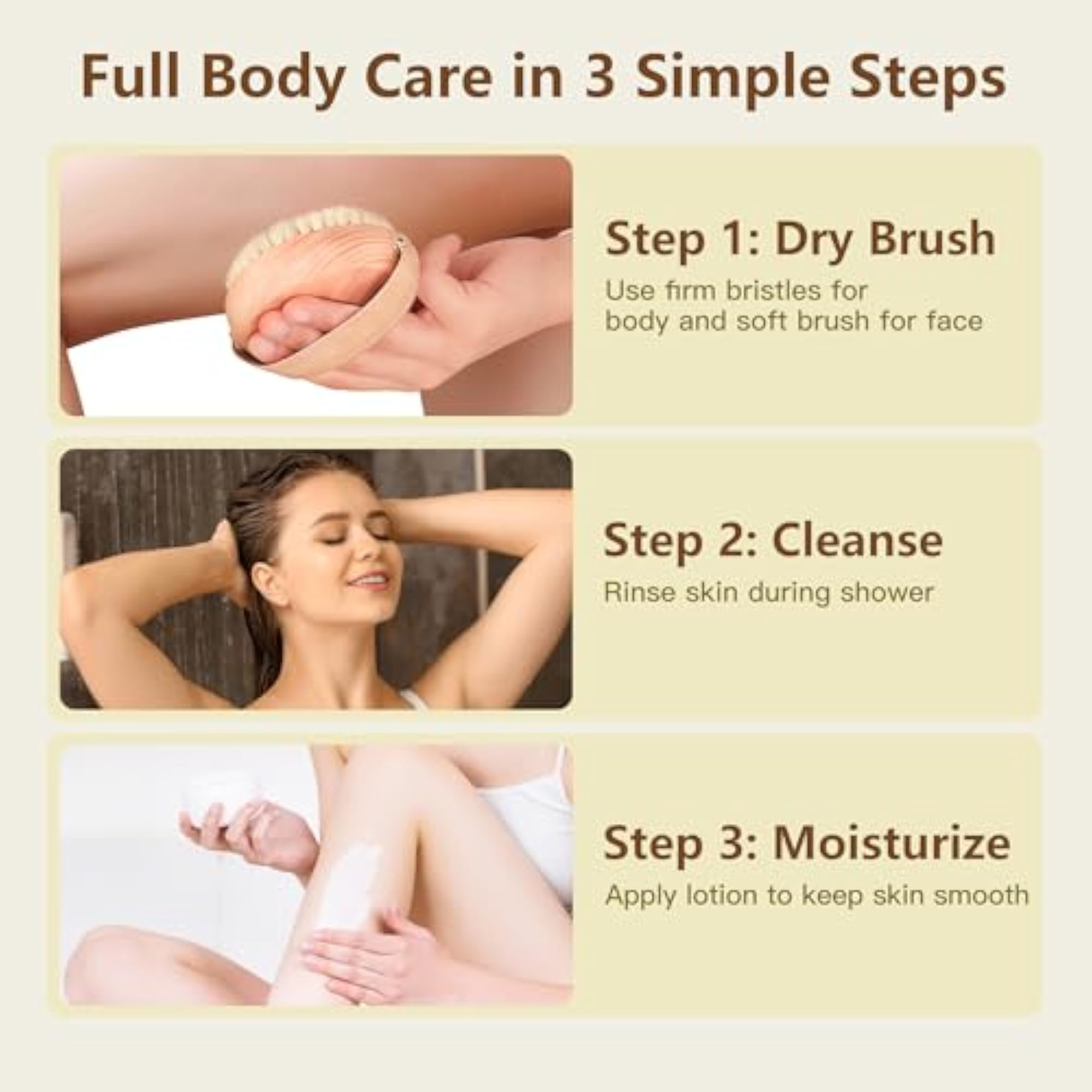 Dry Brushing Set for Face & Body