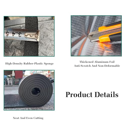 Lámina de aluminio autoadhesiva para aislar vibraciones y rellenar huecos 3