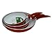 Concord Cookware 3-Piece Eco Friendly Ceramic Nonstick Fry Pan Set