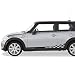 Bubbles Designs Set of Racing Wavy Checkered Flag Side Stripes Decal Sticker Graphic Compatible with Mini Cooper S Hatch Hardtop R50/53 R56 F55/56