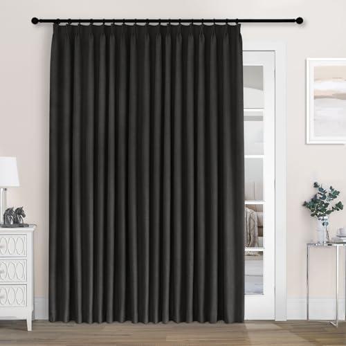Macochico 100" Wx84 L Pinch Pleated Curtains for Sliding Door