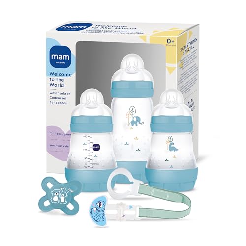 MAM Easy Start Anti-Colic Welcome Set, Baby Erstausstattung mit 3...