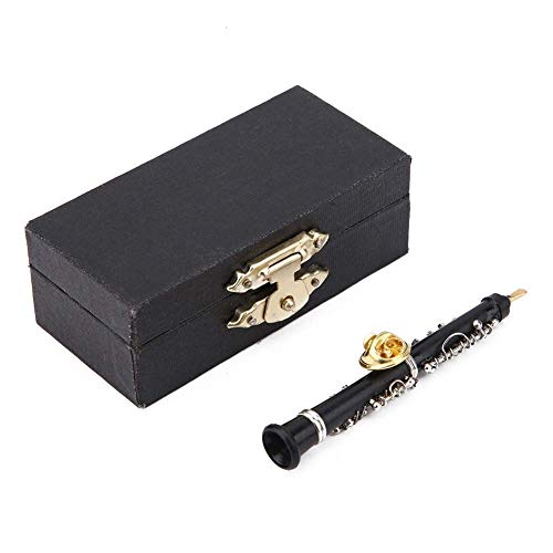 Mini broche de musique de hautbois en bakélite instrument miniature pour vêtement de fête