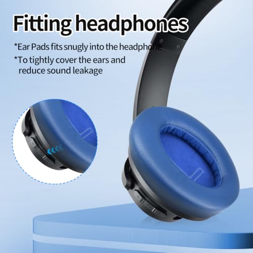 Almohadillas para auriculares Anker Life Q20 / Q20 BT, repuesto de almohadillas (azul) miniatura 6
