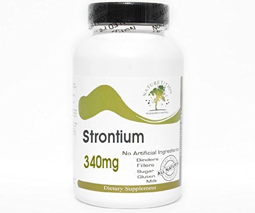 Strontium 340mg Bone Support ~ 100 Capsules - No Additives ~ Naturetition Supplements