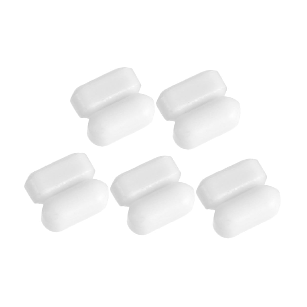 Barre Magnetiche in Ptfe Bianche per Laboratorio, 10 Pezzi | Alta Resistenza Termica, Sicurezza Migliorata, Compatibili Agitazione Magnetica in Ambienti Scientifici