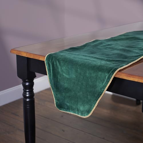 Green-Velvet-Table-Runner Green Velvet Table Runner