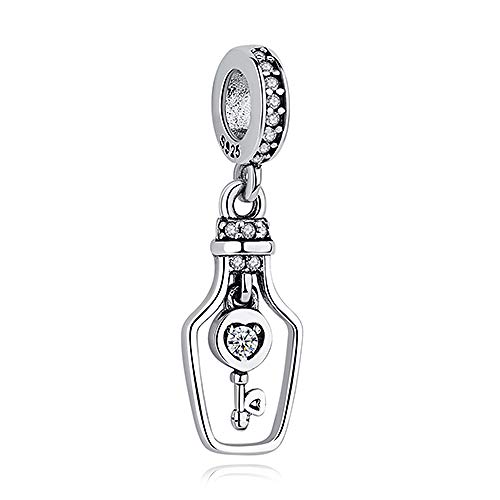 Fashion Charm Sterling Silver Beads Pendant Beads Fit Original Charm Bracelet 925 Sterling Silver Bead High Heels Shoes Clear Cz Crystal Charms Bead Women Bead Charm