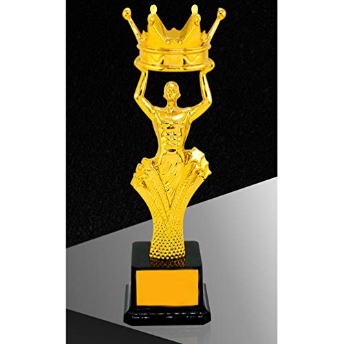 Copos de troféus esportivos de plástico para competições de torneios esportivos STOBOK Golden Award