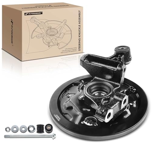 A-Premium Rear Right Steering Knuckle & Wheel Bearing Hub Assembly Compatible with Subaru Forester 2001-2008, Rear Drum Brakes Only, Passenger Side