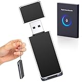 64GB Digital Voice Recorder for Lectures Meetings - EVIDA Intelligent Voice Activated Recorder 512KBPS 288Hrs USB Recording Device HD Audio Recorder with Noise Reduction, Rechargeable