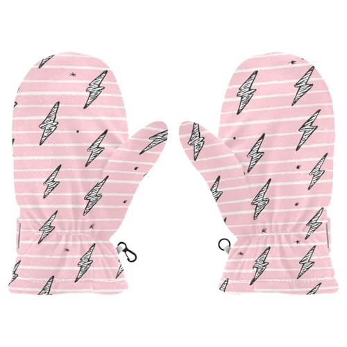 Image of Plaaee Early 1990s Pattern Kids Glove Warm Mitten Winter Favor for Toddler Boys and Girls Children Cold Weather Gloves