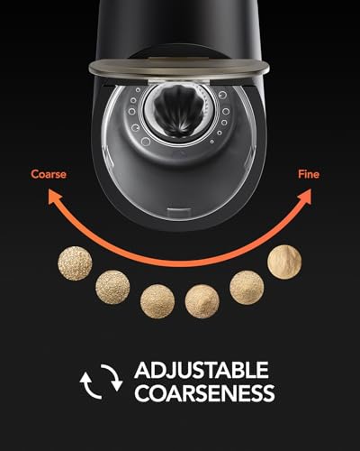 FORLIM Gravity Electric Salt & Pepper Grinder Set - Automatic & Adjustable