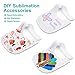 Benoxine Baby Bibs Soft and Absorbent Organic Cotton Bandana Bibs Set for Boys Girls Newborn Unisex Plain Color 3-36 Months,White, 12 Pcs