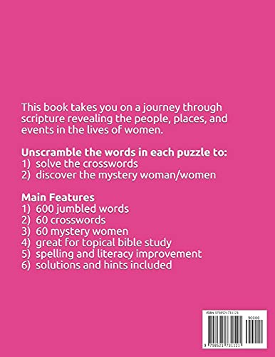 Women of the Bible Scramble Crossword Trivia Large Print