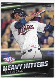 Miguel Sano 2016 Topps Opening Day Heavy Hitters Minnesota Twins Insert Card #HH-5