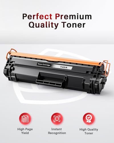 Toner de rechange HP 142A W1420A noir pour l'impression de documents professionnels sur M140w - 4