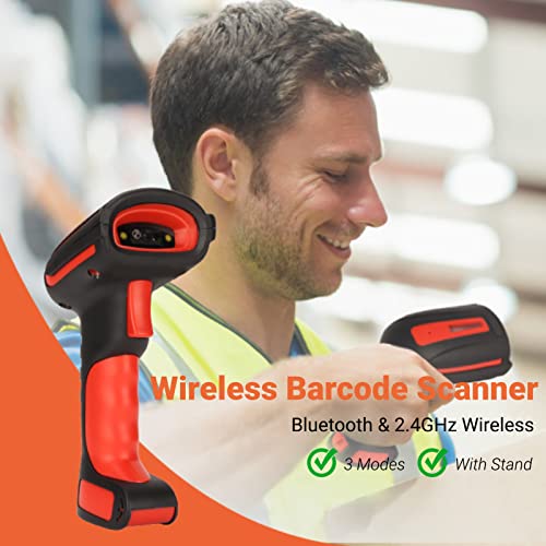 Lecteur de codes-barres 1D 2D étanche IP67 à trois modes de connexion