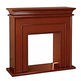 Coin de rangement ouvert : comprend une étagère ouverte intégrée sous la cheminée, parfaite for mettre en valeur des décorations, des bougies ou de petits objets, ajoutant un charme fonctionnel à votre espace de vie tout en gardant les essentiels à portée de main.