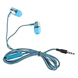 Maxtonser In-Ear-Kopfhörer mit Mikrofon, 3,5 mm, geflochten, für Handy