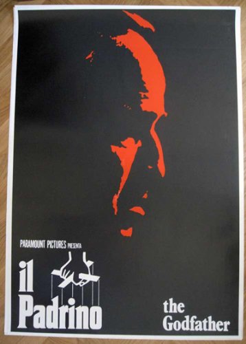 Poster Il Padrino The Godfather Coppola maxi format 61x91 cm pour revivre la legende du cine