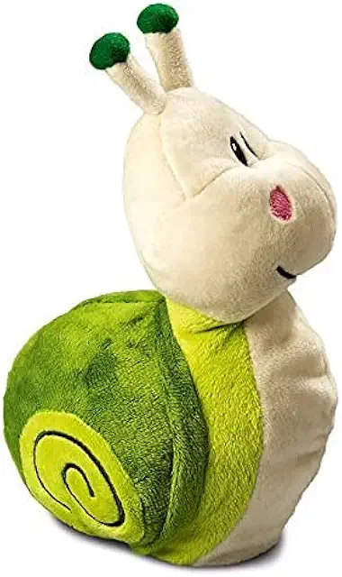 Peluche Escargot Vert Clair - Doudou Lavable 22 cm - Duckshop