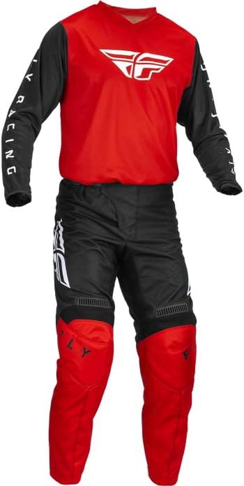Fly Racing 2023 F-16 Red/Black Adult Moto Gear Set - Pant and Jersey Combo