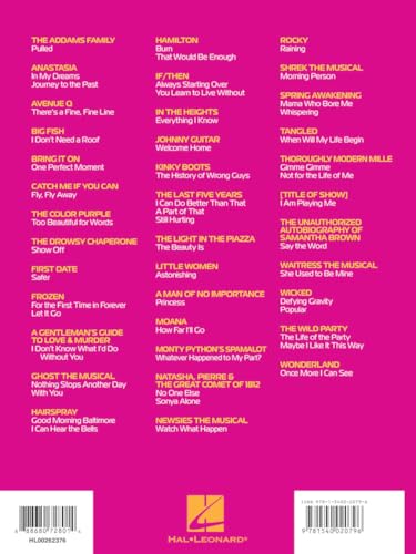 21st Century Musical Theatre: Women's Edition: Vocal Sheet Music Collection | 50 Songs From Shows Since 2000 | Broadway Songbook for Singers | Music Teacher Resource Softcover - Image 2