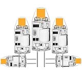 Amplia aplicación: Lámparas LED G4 Ideal para su uso en la luz del gabinete, la luz de la pared de la cocina, las luces de techo, las lámparas de mesa, las luces de acento, la pantalla y la iluminación del paisaje.